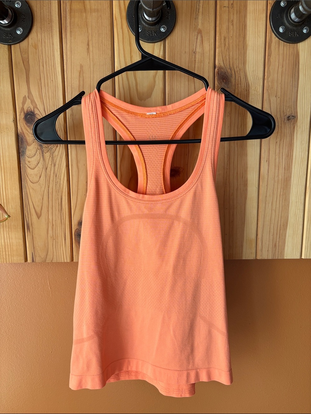 lululemon athletica Swiftly 2.0 race length Racerback Tank orange soda